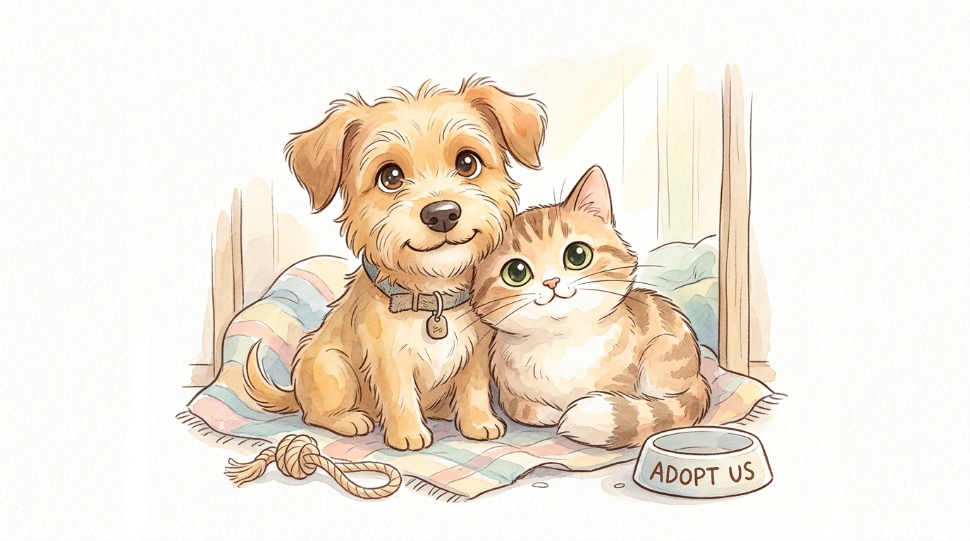 Дружелюбные питомцы приюта Лапка Друга